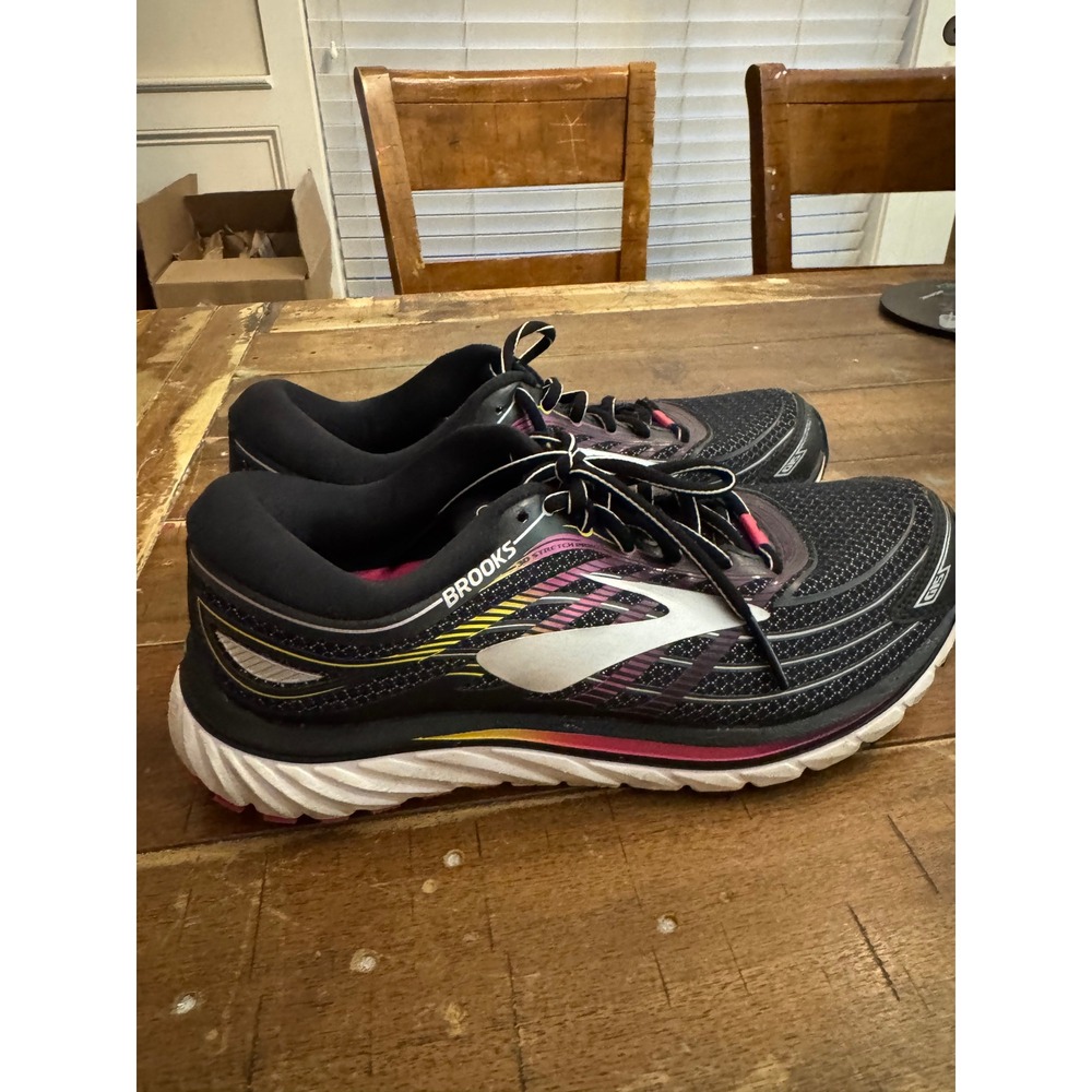 Brooks Glycerin 15 Womens Running Shoes Black Pink Purple 1202471B088 Size 9.5